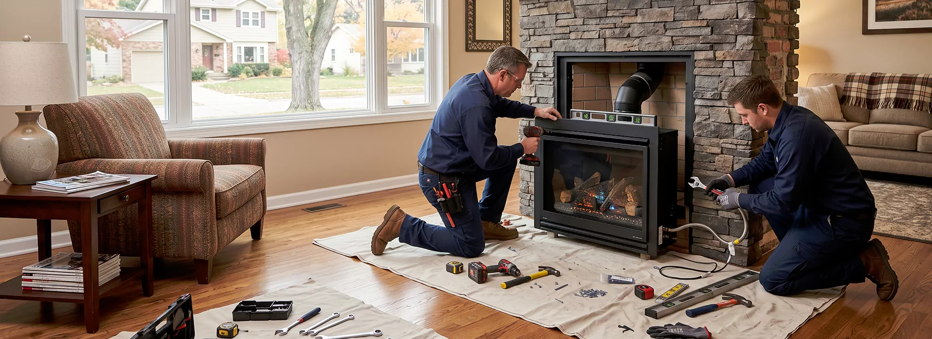 New Fireplace Installation in Marlboro