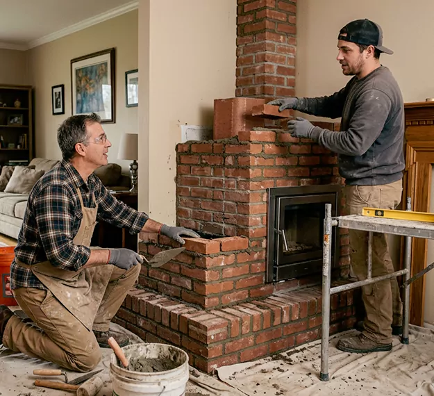 Certified Brick Fireplace Installation Company: Your Local Masonry Fireplace Contractors in Marlboro, NJ