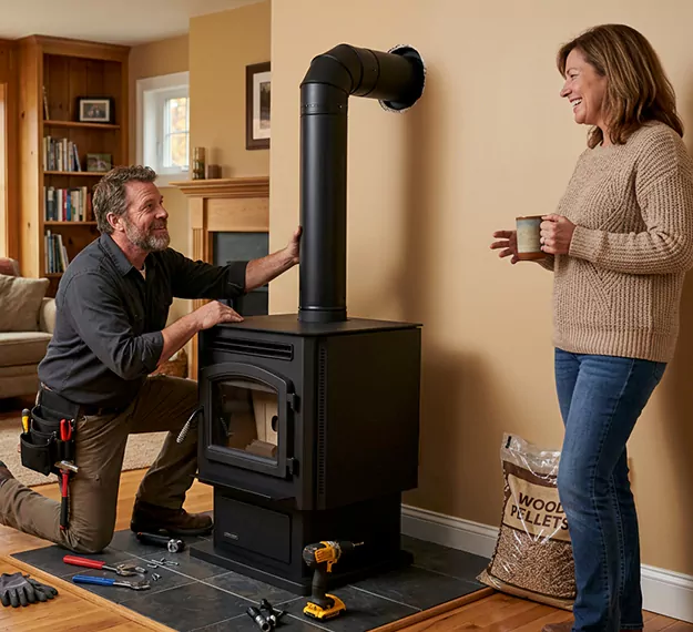 Certified Pellet Fireplace Installation Company: Your Local Pellet Stove Fitting Team in Marlboro, NJ