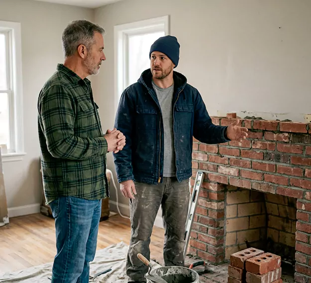 Why Marlboro Homeowners Choose Our Brick Fireplace Installation Team?