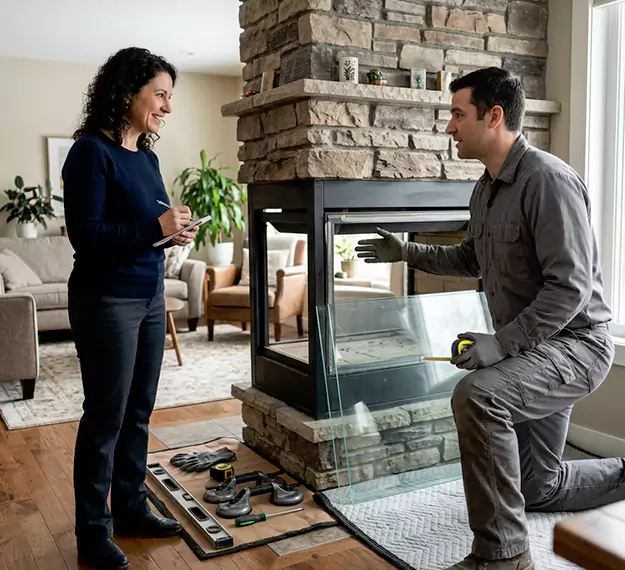 Certified Fireplace Glass Installation Company: Your Local Fireplace Glass Door Installer in Marlboro, NJ