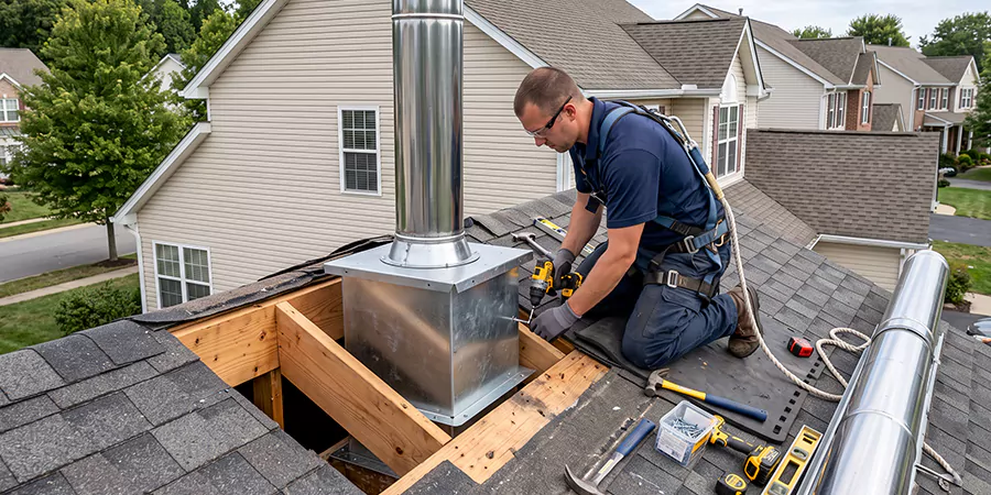 Chimney Support Box Installation Marlboro
