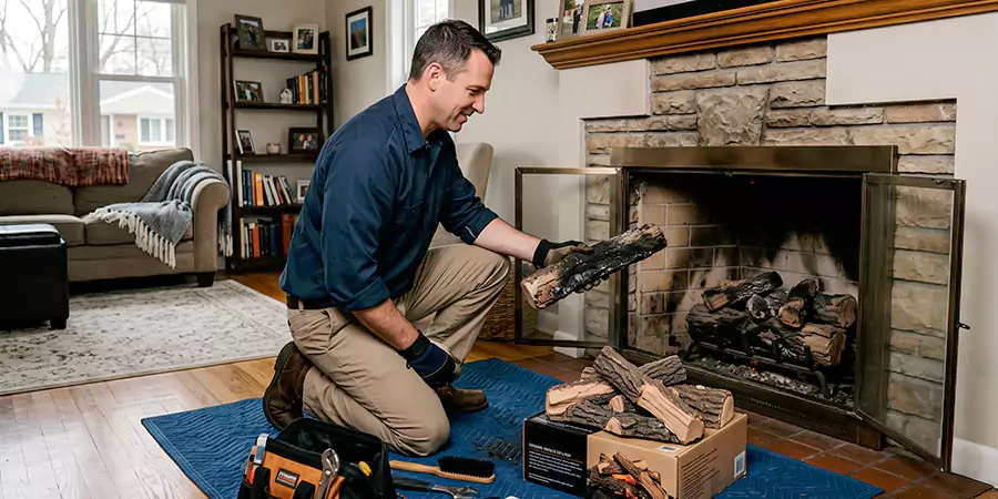 Replacing Gas Fireplace Logs Marlboro