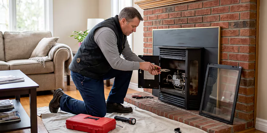 Natural Gas Fireplace Repair Marlboro