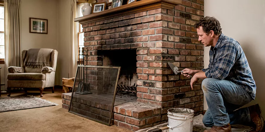 Old Fireplace Safety Repair Marlboro