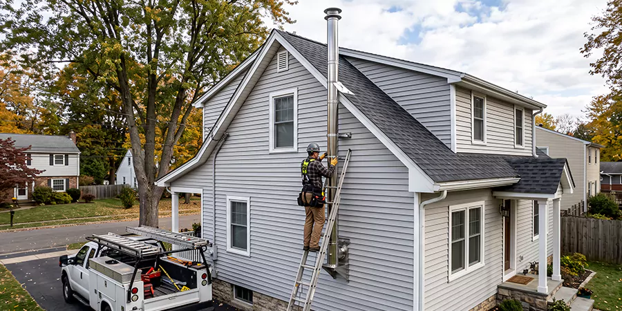 Wood Fireplace Chimney Liner Installation Marlboro