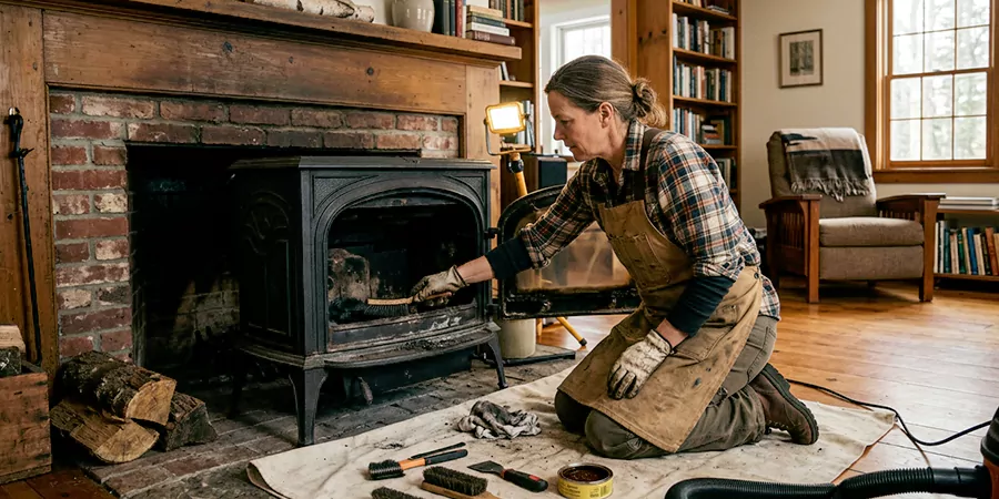 Wood Stove Restoration Marlboro